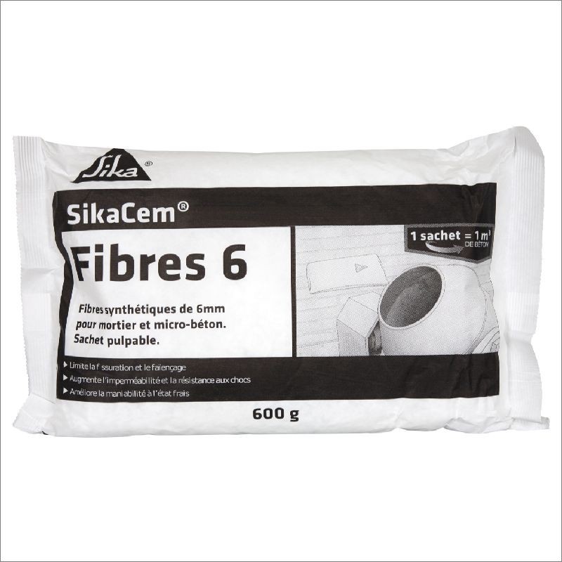 Achetez SIKA SIKACEM FIBRES / 6 MM / DOSE DE 600 G en ligne sur MO-Shop