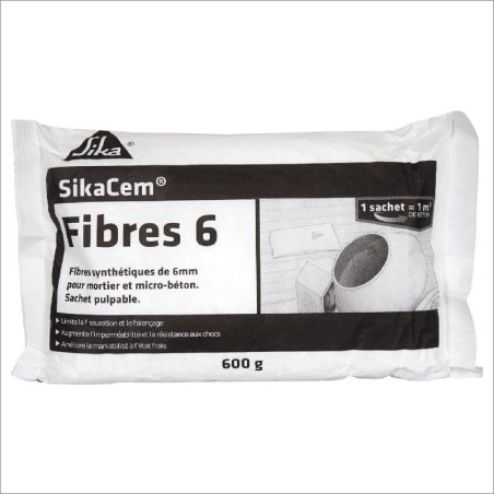 Achetez SIKA SIKACEM FIBRES / 6 MM / DOSE DE 600 G en ligne sur MO-Shop