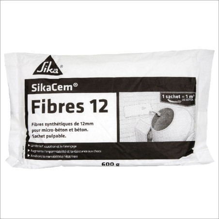 Achetez SIKA SIKACEM FIBRES / 12 MM / DOSE DE 600 G en ligne sur MO-Shop