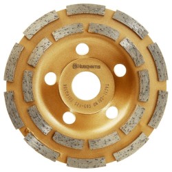 Achetez HUSQVARNA PLATEAU DIAMANT/ HUSQVARNA / 2 BANDES TACTI-GRIND G65 Ø 125 MM ALÉSAGE 22,2 MM en ligne sur MO-Shop