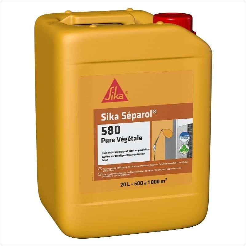 Achetez SIKA SIKA SÉPAROL 580 PURE VEGETALE  / BIDON 20L en ligne sur MO-Shop