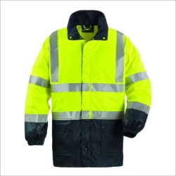 Achetez COVERGUARD VESTE PLUIE PU HI-VIZ JAUNE/MARINE 3M en ligne sur MO-Shop