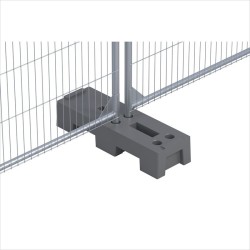 Achetez HERAS PLOT PLASTIQUE 18KG HERAS / BARRIERE PALETTISABLE 77 CM en ligne