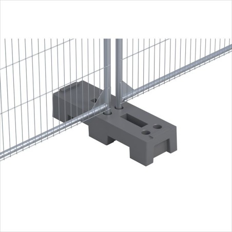 Achetez  PLOT PLASTIQUE 18KG HERAS / BARRIERE PALETTISABLE 77 CM en ligne sur MO-Shop