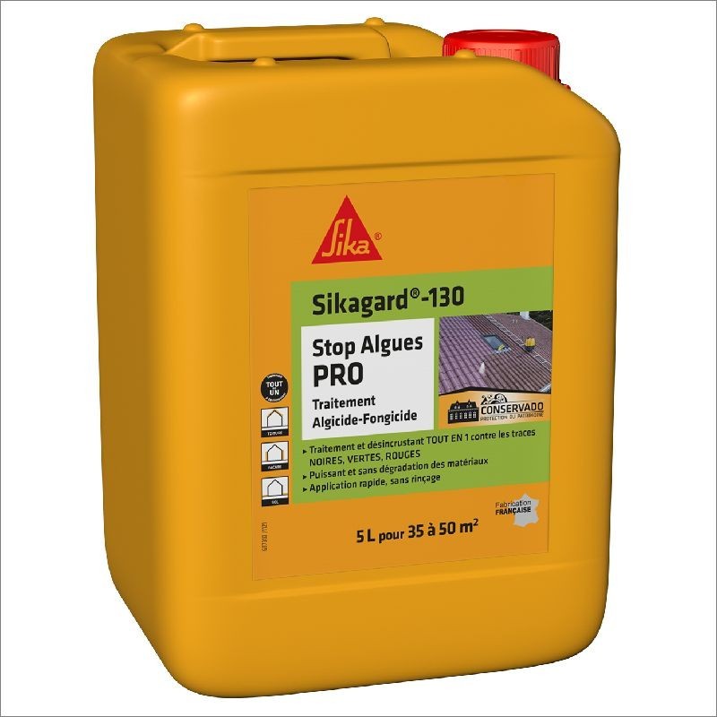 Achetez SIKA SIKAGARD STOP ALGUES PRO / INCOLORE / BIDON DE 5 L en ligne